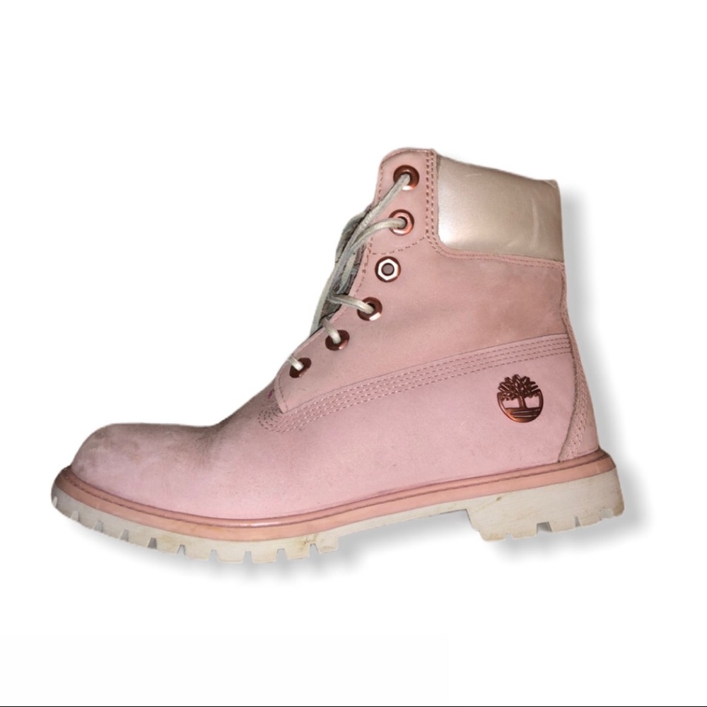 Baby Pink Timberland Boots